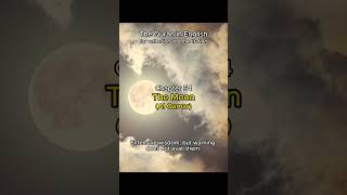 Chapter 54 The Moon  Al Qamar The Quran in English for reflection and meditation [upl. by Namzed303]