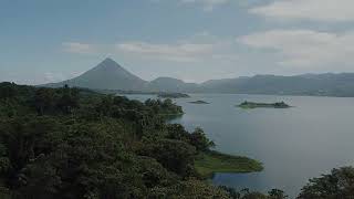 Costa Rica Lake Arenal DJI Aerial 4K 9 Jan 2024 [upl. by Okime]