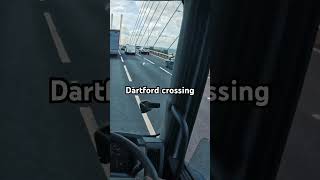 Dartford crossing dartcharge hgvdriver hgv lorry cpc motorway highway highwaysafety [upl. by Ellinej]