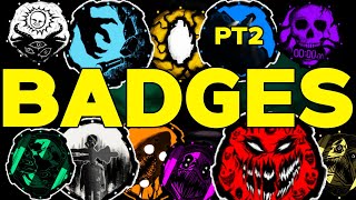 HOW TO GET ALL BADGES2 IN PRESSURE ROBLOXdoors inspired game [upl. by Narcho251]