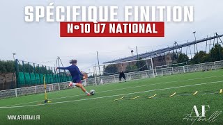 SPECIFIQUE FINITION AVEC AMINE MILIEU OFFENSIF U17 NATIONAL [upl. by Persse]