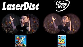 Toy Story Laserdisc VS DVD Comparision Sid [upl. by Philippe]