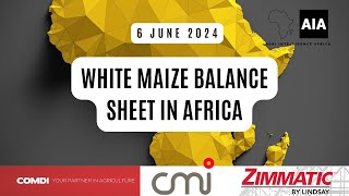 White Maize Balance sheet in Africa  6 June 2024  African Agri overview [upl. by Olleina]