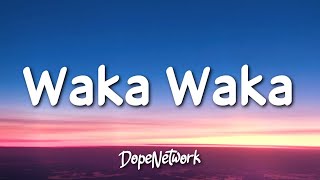 Waka Waka This Time For Africa  Shakira Lyrics [upl. by Eenehs]