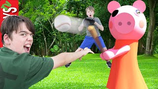 Roblox Piggy Likes to Play Baseball Homerun Challenge [upl. by Euridice]