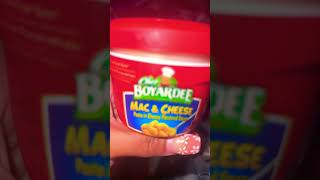 Chef BOYARDEE Mac amp Cheese fillmeup june [upl. by Loeb]