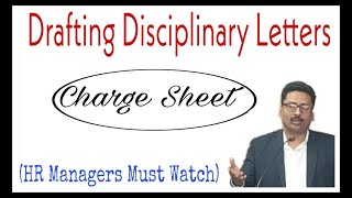 How to Draft disciplinary letter HR Managers Must Watch [upl. by Hazelton629]