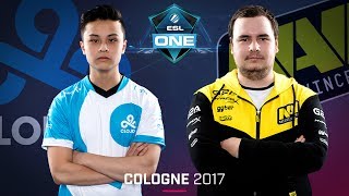 CSGO  Cloud9 vs NaVi Mirage Map 1  Semifinal  ESL One Cologne 2017 [upl. by Aneehsar244]