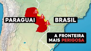 Como essa se tornou a fronteira mais perigosa do Brasil [upl. by Aillimac]