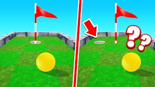 GOLF IT But The HOLE KEEPS MOVING Troll [upl. by Ennahgem257]