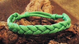 How To Make An Adustable Paracord Rastaclat Friendship Bracelet With Sliding Knot [upl. by Aihsekyw]