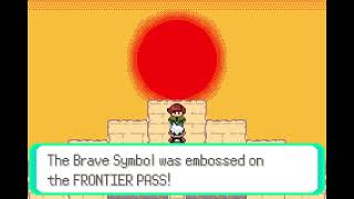 Pokémon Emerald Post game Battle frontier Battle pyramid Victory Brave silver symbol [upl. by Ursala]