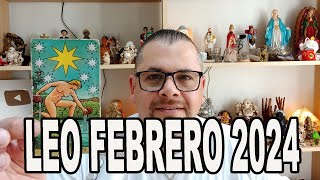 LEO ♌️ HOROSCOPO FEBRERO 2024 LECTURA DE LA RUEDA ASTROLOGICA [upl. by Nelle827]