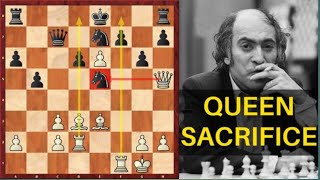 Prieditis vs Mikhail Tal Tal chess game Tal amazing secrfice Life and game mikhail tal [upl. by Blondelle]