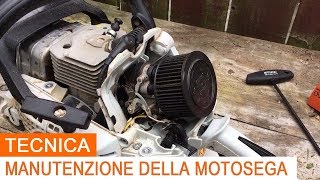 Manutenzione della Motosega Stihl [upl. by Ymerej315]