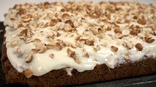 Carrot cake with cream cheese frosting [upl. by Issim]