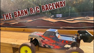 8xte  The Barn RC Raceway  practice laps [upl. by Dumond]