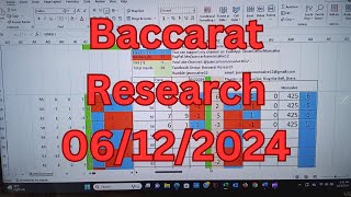 Baccarat Play 06122024 1 Strategy 1 Bankroll Management Baccarat Research Baccarat [upl. by Ytoc640]