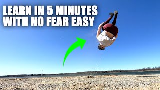 Learn How to Flip Without Doing A Flip  The Cool Parkour Side Tuck  Not Scary [upl. by Raamaj]