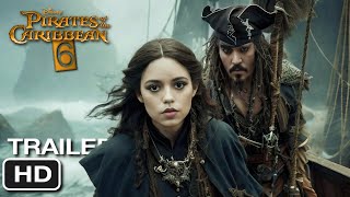 Pirates of the Caribbean 6 Final Chapter  First Trailer 2025  Jenna Ortega Johnny Depp Concept [upl. by Eelime]