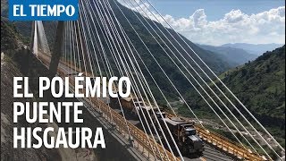 Inician pruebas de carga en el polémico puente Hisgaura  EL TIEMPO [upl. by Ensign]