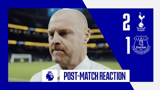 TOTTENHAM HOTSPUR 21 EVERTON SEAN DYCHE’S POSTMATCH REACTION [upl. by Frye]