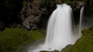 ♥♥ Relaxing 3Hour Video of Large Waterfall [upl. by Pelage800]