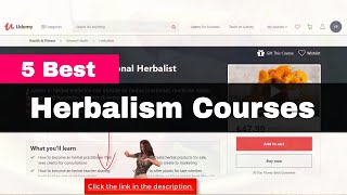 5 Best Herbalism Courses Udemy [upl. by Anauqed799]