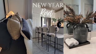 2024 NEW YEAR HOME RESET  MINIMAL DECOR  CLEAN WITH ME  NEW BAR STOOLS [upl. by Hoy]