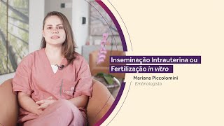 Diferença entre Inseminação Intrauterina e Fertilização in vitro [upl. by Nosnaj845]