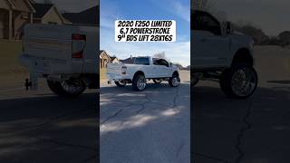 2020 F250 Limited 67 Powerstroke 9” BDS Lift on 28x16s For Sale [upl. by Naeroled]