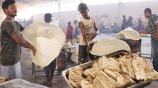 Amazing King of Rumali Roti In Hyderabad  Biggest Rumali Roti Making  Indian Street Food [upl. by Tepper]