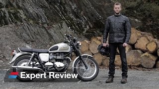 2014 Triumph Bonneville  Bonneville T100 bike review [upl. by Atiuqahs468]