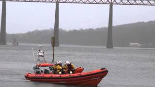 RNLI Queensferry Lifeboat Loony Dook South Queensferry Scotland [upl. by Jair904]