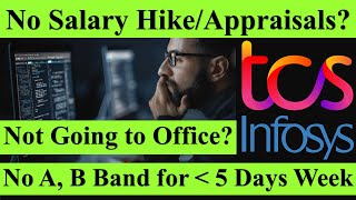 No Salary Hike If RTO is less than 5 DaysWeek  Annual Appraisals 2024 tcs infosys wipro salary [upl. by Lydell934]