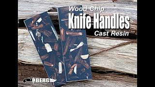 Wood Chip Cast Resin Knife Handles Create Unique Scales with Dan Berg [upl. by Midan]