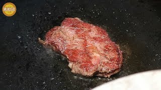 서울 중앙시장 │ 부채살 스테이크 │ Beef Blade Steak │ 한국 길거리 음식 │ Korean Street Food [upl. by Fugere]