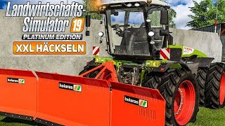 LS19 Platinum Das MAISHÄCKSELN mit 9 Abfahrern I Farming Simulator 19 Platinum Edition [upl. by Ytirahs]