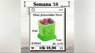 oferta da semana 38 vitrine 10 Tupperware LeydeSophia obrigado [upl. by Thacker]