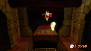 Crash Bandicoot  23 Fumbling in the Dark  Platinum Relic  Reliquia Platino AMAZING [upl. by Rhona]