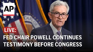 LIVE Federal Reserve Chair Jerome Powell testifies before Congress [upl. by Atiuqrahc]