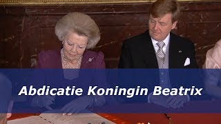 Abdicatie Koningin Beatrix 2013 [upl. by Leugimesoj]