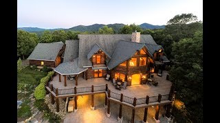 Spacious Luxury Log Cabin with Fabulous Vistas of The Great Smoky Mountains [upl. by Koorb574]