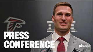 QB Kirk Cousins Introductory Press Conference  Atlanta Falcons [upl. by Atnauq185]