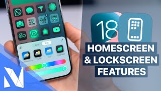 iOS 18  NEUE Homescreen amp Lockscreen Features  NilsHendrik Welk [upl. by Sadira]