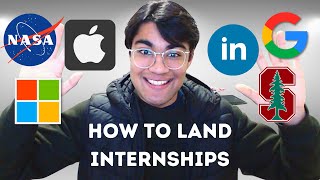 How to Get Internships as a High Schooler ULTIMATE GUIDE [upl. by Stier]