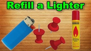 How to Refill a Lighter  Easy Way [upl. by Auberon396]