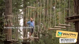 Play more Fear less See how Monkido Adventure at WildPlay Element Parks [upl. by Cailean]