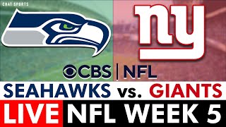 Seahawks vs Giants Streaming Scoreboard Free PlayByPlay Highlights Boxscore  NFL Week 5 [upl. by Aural672]