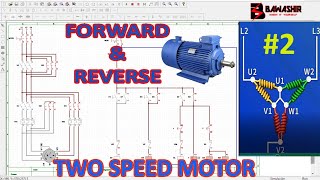 Reverse and forward of two speed motor simulation with CadeSIMU industrialautomation bawashir [upl. by Assirahc576]